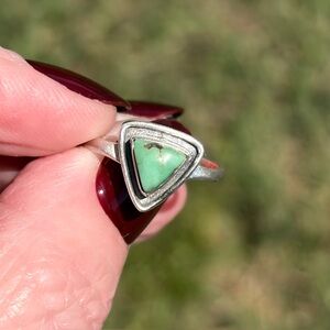 925 Sterling Silver Emerald Valley Turquoise Ring